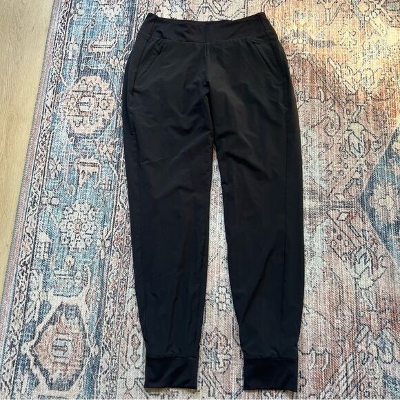 ATHLETA Lined Soho Lined Jogger Pants Black Size 8 Tall - Picture 5 of 14